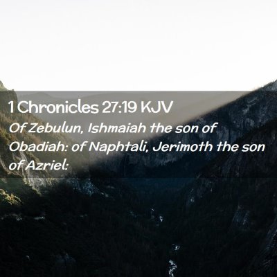 1 Chronicles 27:19 KJV Free Bible Images