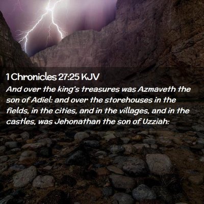 1 Chronicles 27:25 KJV Free Bible Images