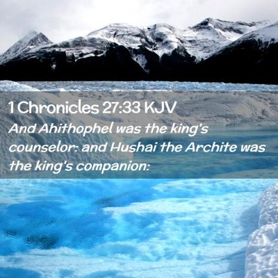 1 Chronicles 27:33 KJV Free Bible Images