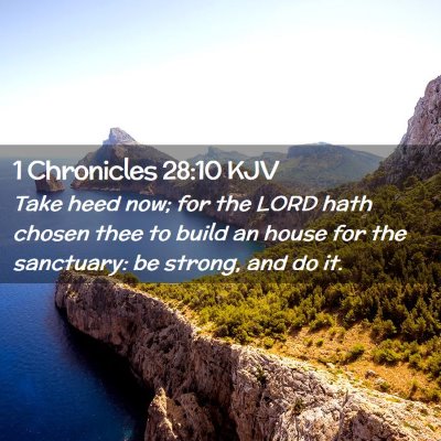 1 Chronicles 28:10 KJV Free Bible Images