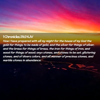 1 Chronicles 29:2 KJV Free Bible Images