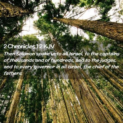 2 Chronicles 1:2 KJV Free Bible Images