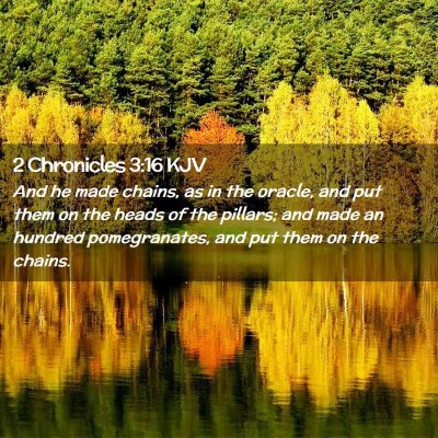 2 Chronicles 3:16 KJV Free Bible Images