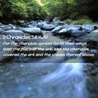 2 Chronicles 5:8 KJV Free Bible Images