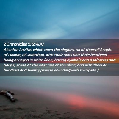 2 Chronicles 5:12 KJV Free Bible Images