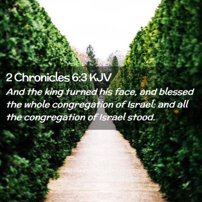 2 Chronicles 6:3 KJV Free Bible Images