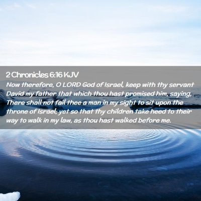 2 Chronicles 6:16 KJV Free Bible Images