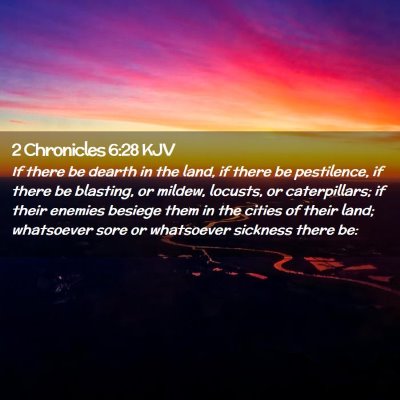 2 Chronicles 6:28 KJV Free Bible Images