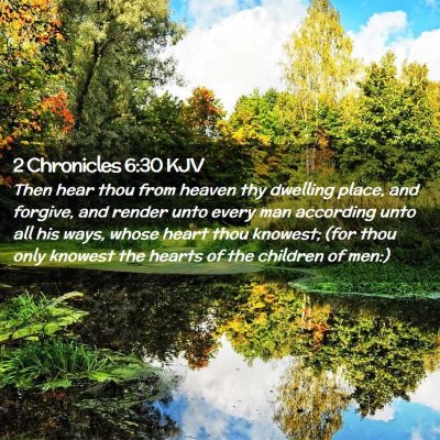 2 Chronicles 6:30 KJV Free Bible Images