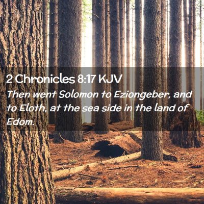 2 Chronicles 8:17 KJV Free Bible Images