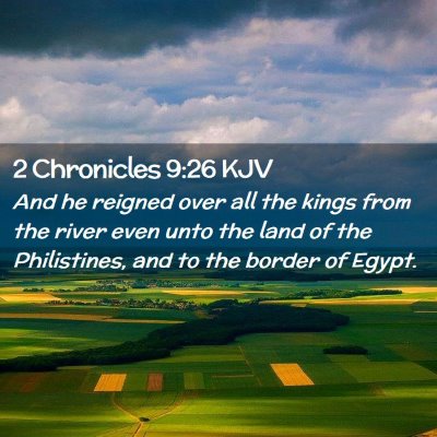 2 Chronicles 9:26 KJV Free Bible Images