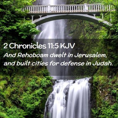 2 Chronicles 11:5 KJV Free Bible Images