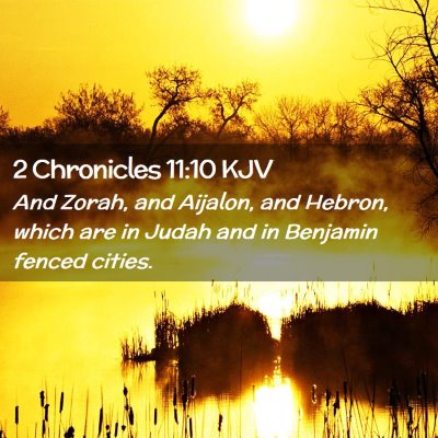 2 Chronicles 11:10 KJV Free Bible Images