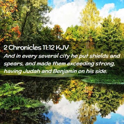 2 Chronicles 11:12 KJV Free Bible Images