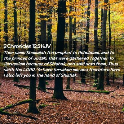 2 Chronicles 12:5 KJV Free Bible Images