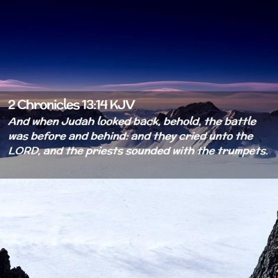 2 Chronicles 13:14 KJV Free Bible Images