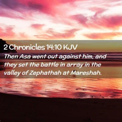 2 Chronicles 14:10 KJV Free Bible Images