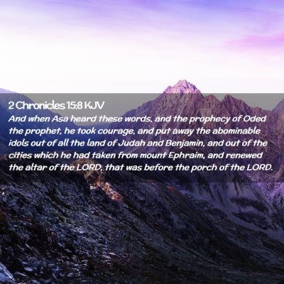 2 Chronicles 15:8 KJV Free Bible Images