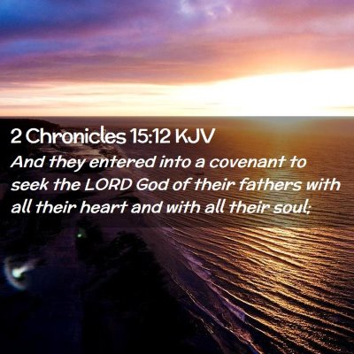 2 Chronicles 15:12 KJV Free Bible Images