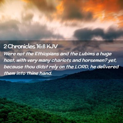 2 Chronicles 16:8 KJV Free Bible Images