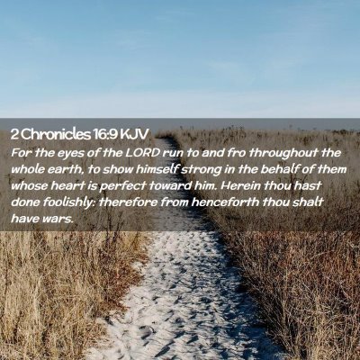 2 Chronicles 16:9 KJV Free Bible Images