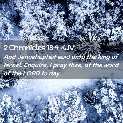 2 Chronicles 18:4 KJV Free Bible Images