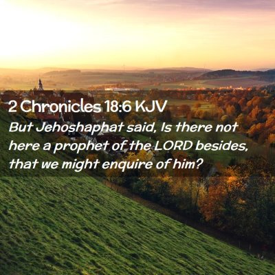 2 Chronicles 18:6 KJV Free Bible Images