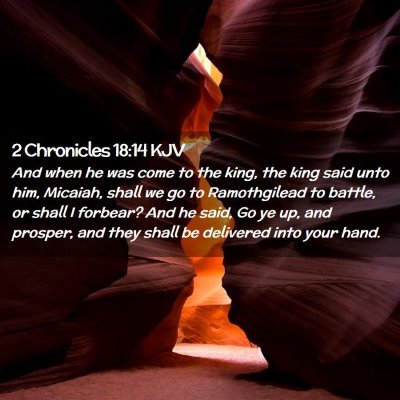 2 Chronicles 18:14 KJV Free Bible Images