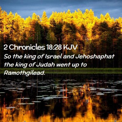 2 Chronicles 18:28 KJV Free Bible Images