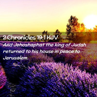 2 Chronicles 19:1 KJV Free Bible Images