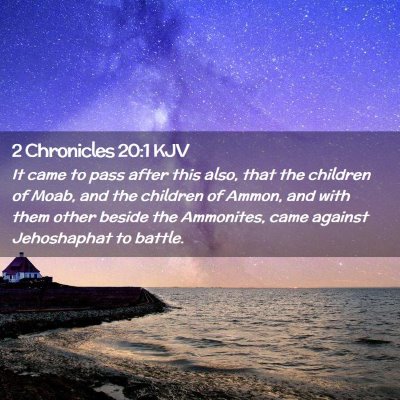 2 Chronicles 20:1 KJV Free Bible Images