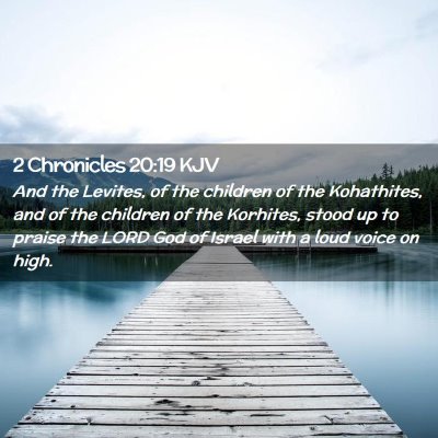 2 Chronicles 20:19 KJV Free Bible Images