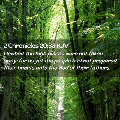 2 Chronicles 20:33 KJV Free Bible Images