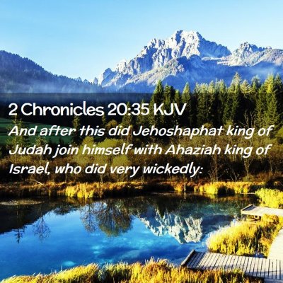 2 Chronicles 20:35 KJV Free Bible Images