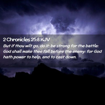 2 Chronicles 25:8 KJV Free Bible Images