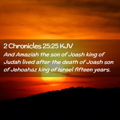 2 Chronicles 25:25 KJV Free Bible Images