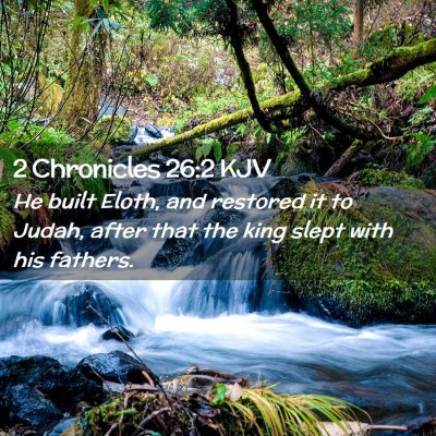 2 Chronicles 26:2 KJV Free Bible Images