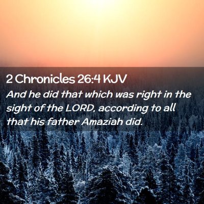 2 Chronicles 26:4 KJV Free Bible Images