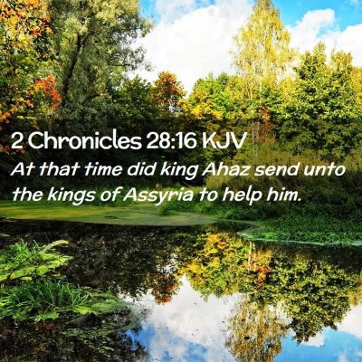 2 Chronicles 28:16 KJV Free Bible Images