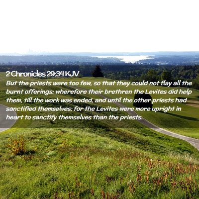 2 Chronicles 29:34 KJV Free Bible Images