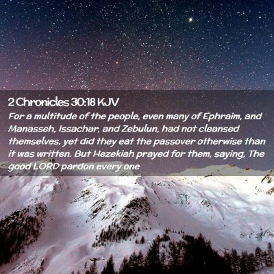 2 Chronicles 30:18 KJV Free Bible Images