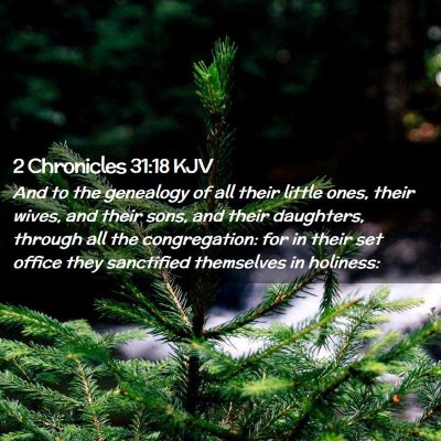 2 Chronicles 31:18 KJV Free Bible Images