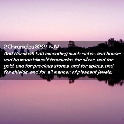 2 Chronicles 32:27 KJV Free Bible Images