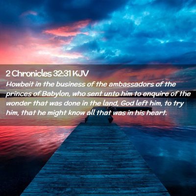 2 Chronicles 32:31 KJV Free Bible Images