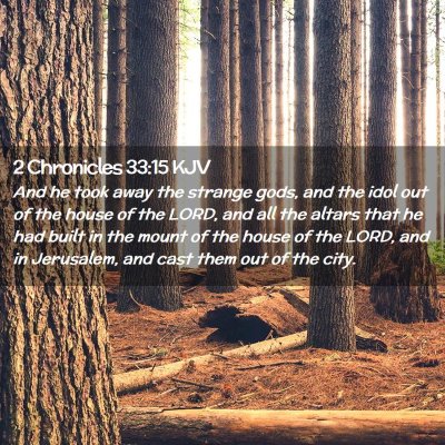 2 Chronicles 33:15 KJV Free Bible Images