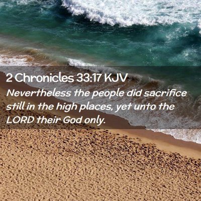 2 Chronicles 33:17 KJV Free Bible Images