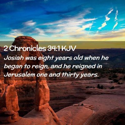 2 Chronicles 34:1 KJV Free Bible Images