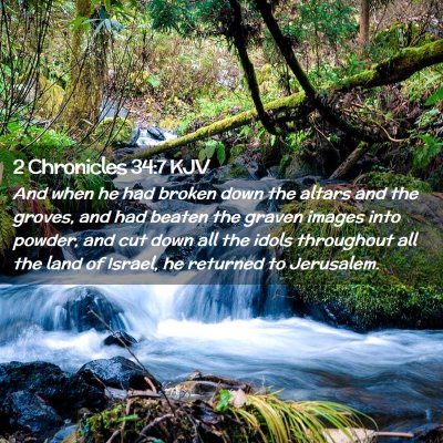 2 Chronicles 34:7 KJV Free Bible Images