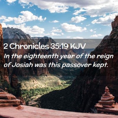 2 Chronicles 35:19 KJV Free Bible Images