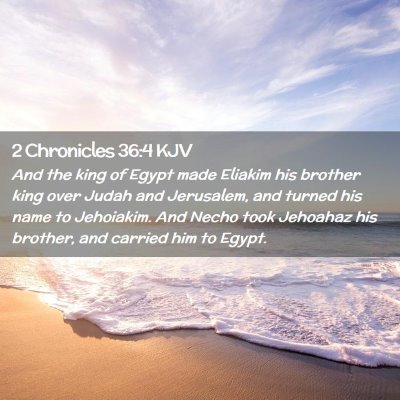 2 Chronicles 36:4 KJV Free Bible Images